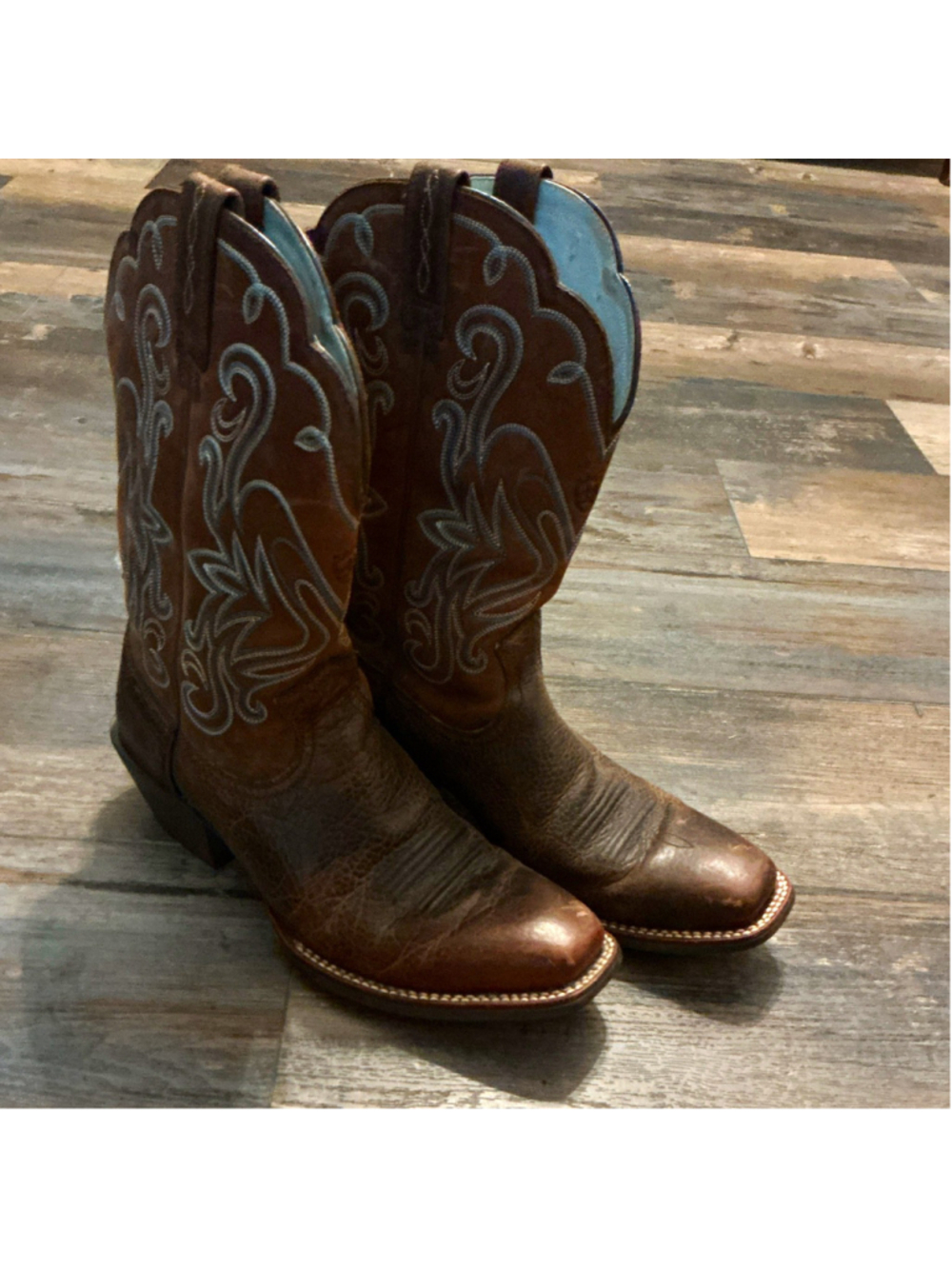 Ariat Women’s Western Cowboy Boots Brown Leather US 9 MPN 200937
